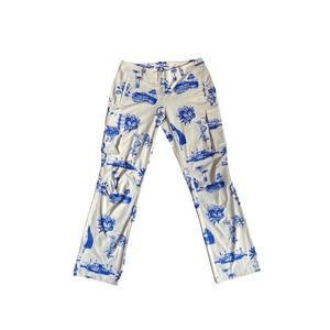 Miaou Raven Blue Cargo Pants Womens Size S Excellent Condition